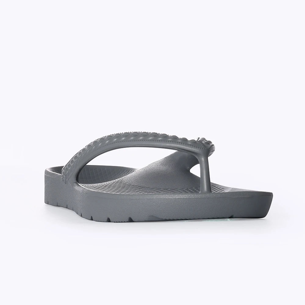 Arch Support Flip Flops Grey