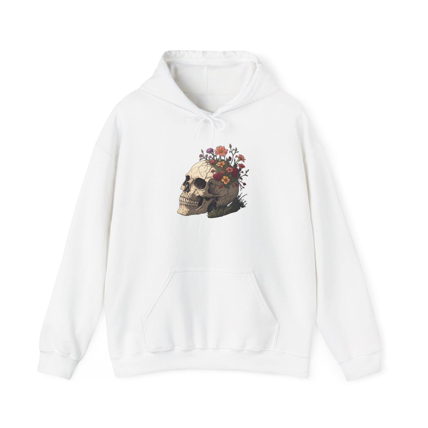 Floral Skull Hoodie