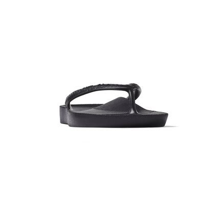 Arch Support Flip Flops Black