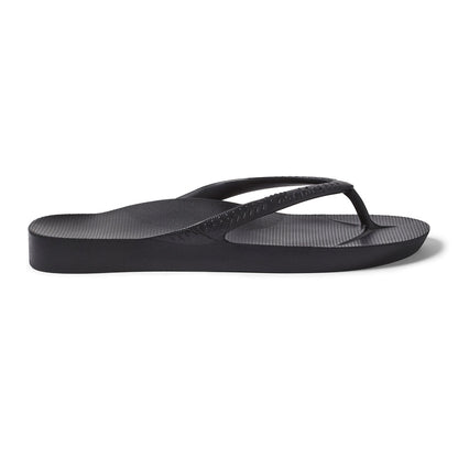 Arch Support Flip Flops Black