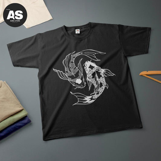 Koi Fish Yin Yang T-Shirt