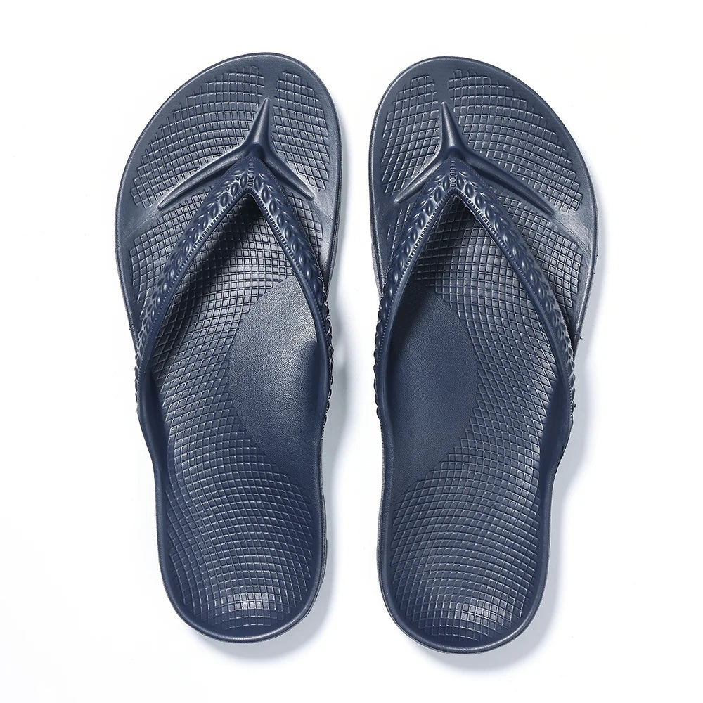 Arch Support Flip Flops Navy