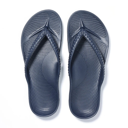 Arch Support Flip Flops Navy