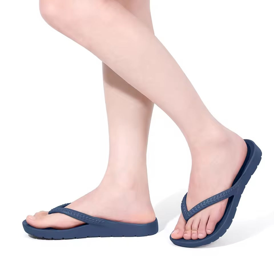 Arch Support Flip Flops Navy
