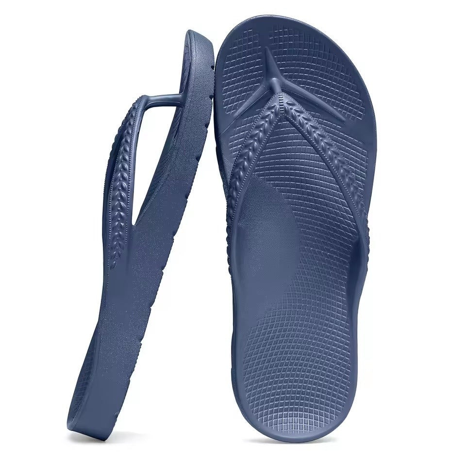 Arch Support Flip Flops Navy