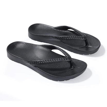 Arch Support Flip Flops Black