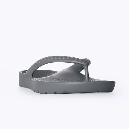Arch Support Flip Flops Grey