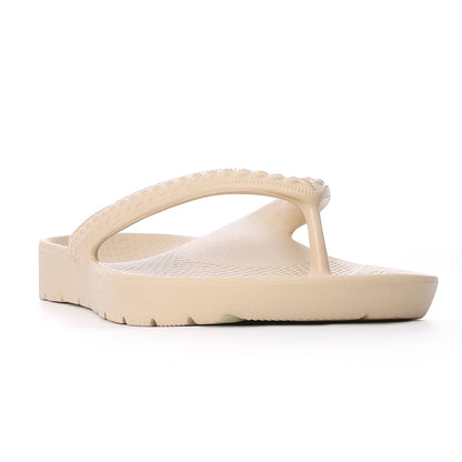 Arch Support Flip Flops Khaki