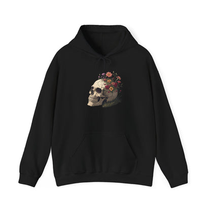 Floral Skull Hoodie