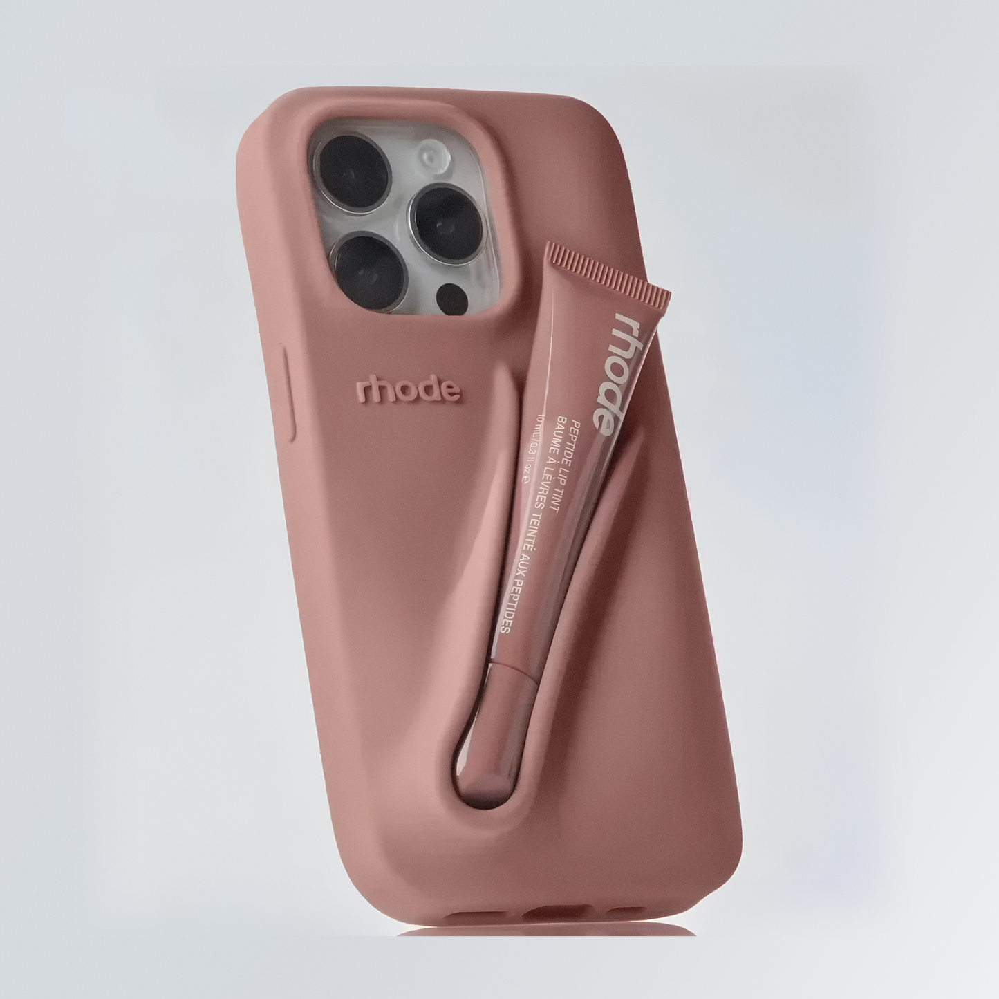 Rhode Phone Case Lip case Minimalist Solid Color Rhode Soft Silicone Phone Case